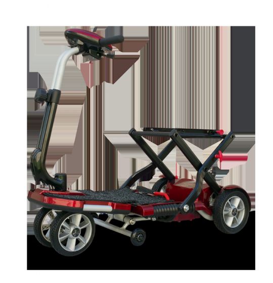 Features sturdy construction and large wheels