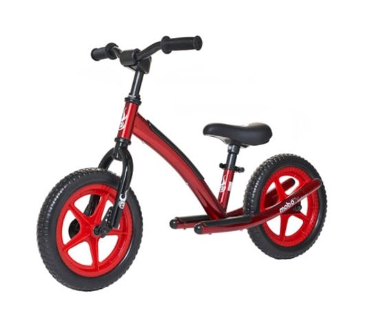 Mobo Explorer Balance Bike shown in Red