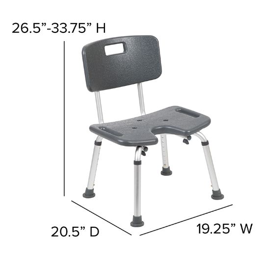 Dimensions on the chair