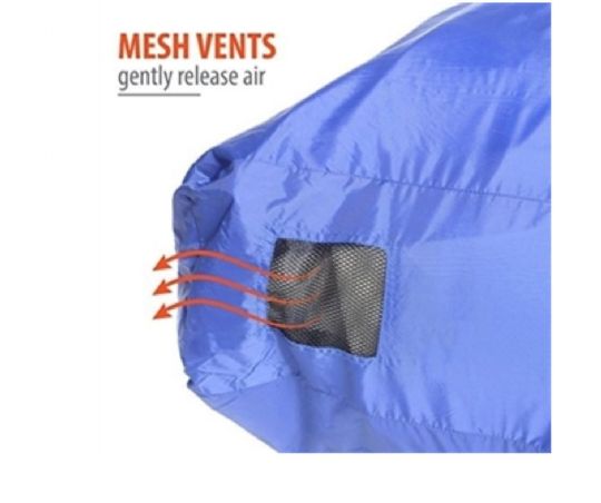 Mesh Venting allows for gentle air release as the crash pads are used