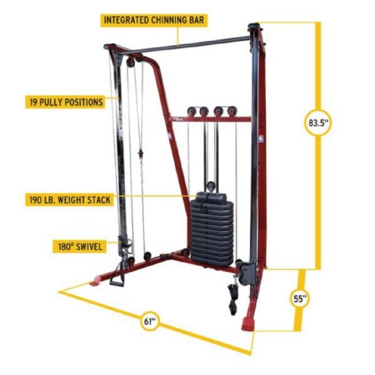 Versatile piece of workout equipment
