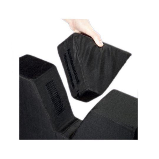 Removable coccyx cushion insert with Velcro attachment