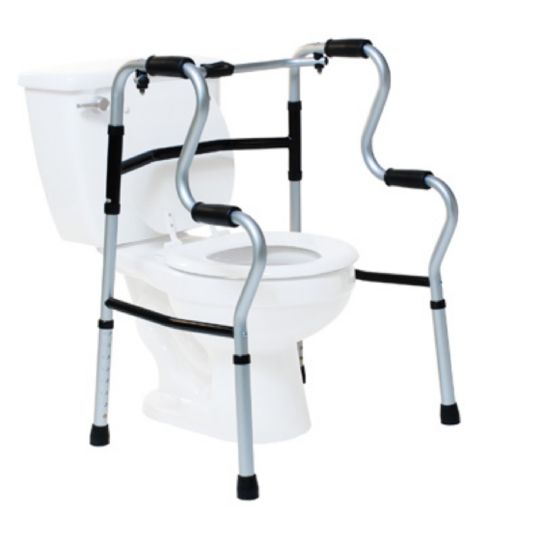 It can be used as a toilet safety frame