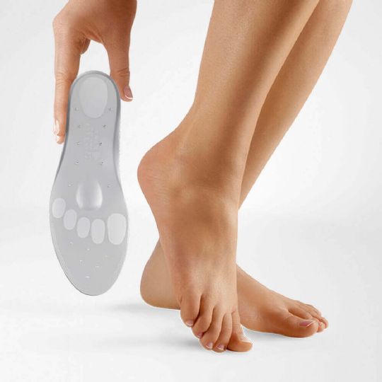 Soft viscoped insoles offer all-day cushioning and support for comfortable steps