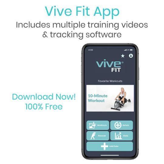 The Vive Fit App helps you stay on top of your fitness goals; it also provides video training courses to help you achieve your goals!