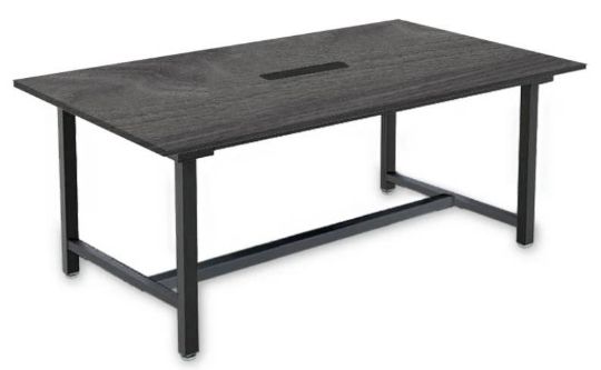 Stationary Conference Table - Shown in Weathered Grey