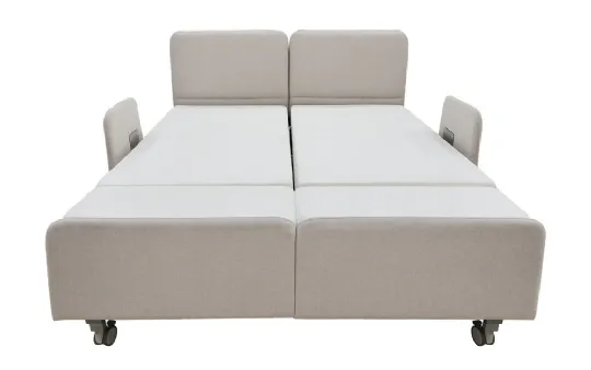 Two spin single beds combine to make a king size