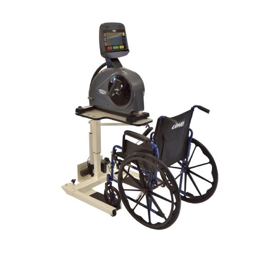 Great for wheelchair users. The UBE Table is sold separately. It is available for purchase on our website.