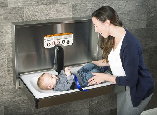 Foundations Premier Stainless Steel Baby Changing Stations
