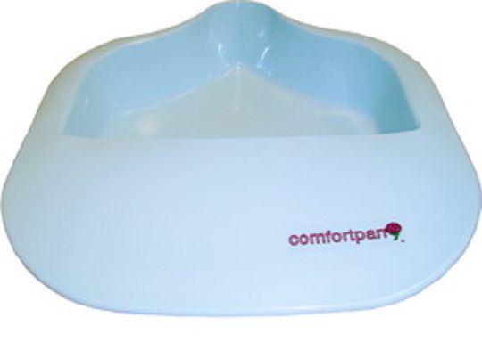 Bariatric Bed Pan 1200 lbs Capacity - Comfortpan Heavy Duty, Autoclavable, Blue