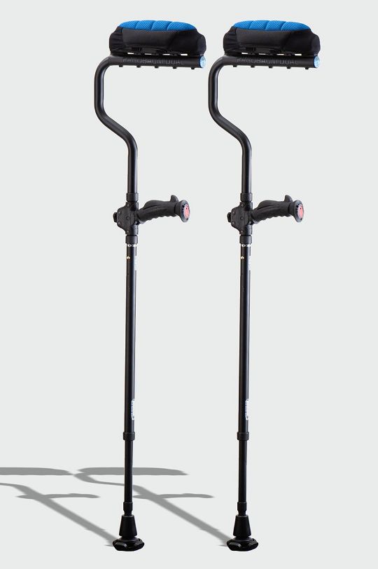 Axillary Crutches / Ergobaum Dual Underarm Crutches (Pair) by ErgoActives