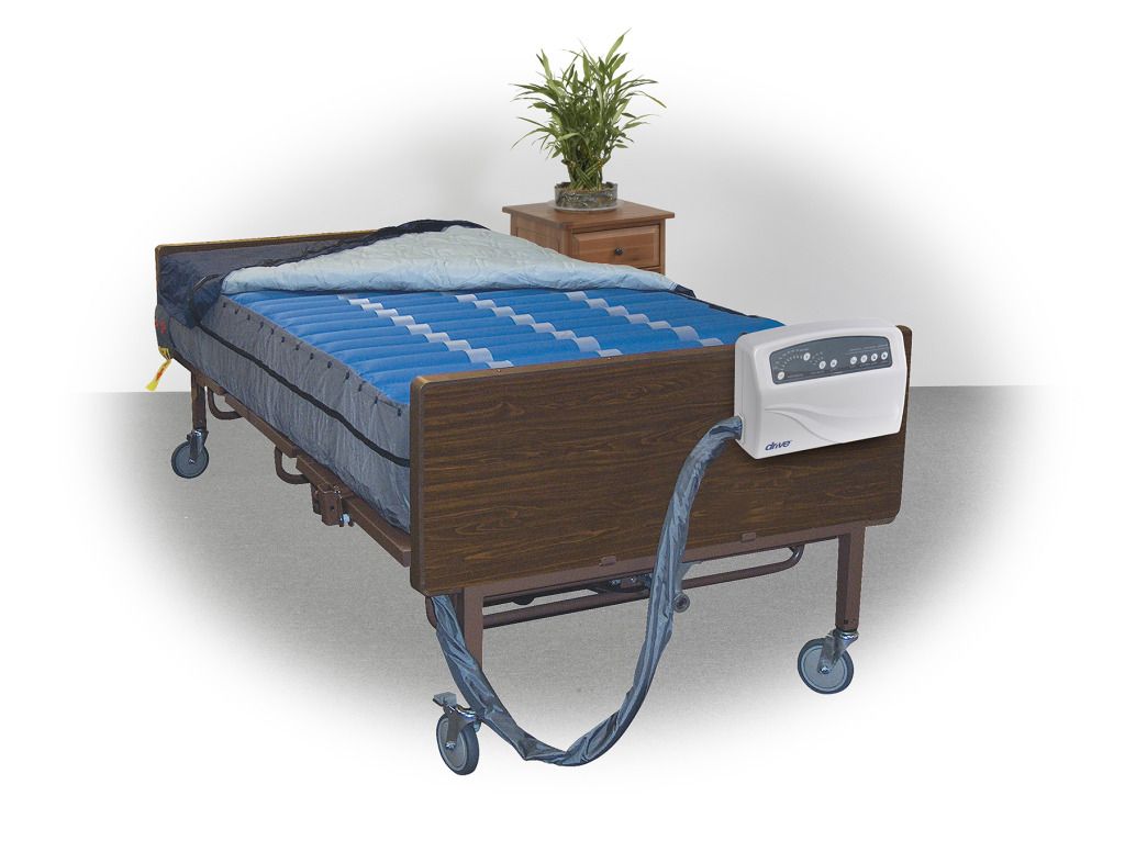 Full Electric Hospital Bed with Foam Mattress and Full Rails - for Home  Care Use and Medical Facilities - Fully Adjustable - 80