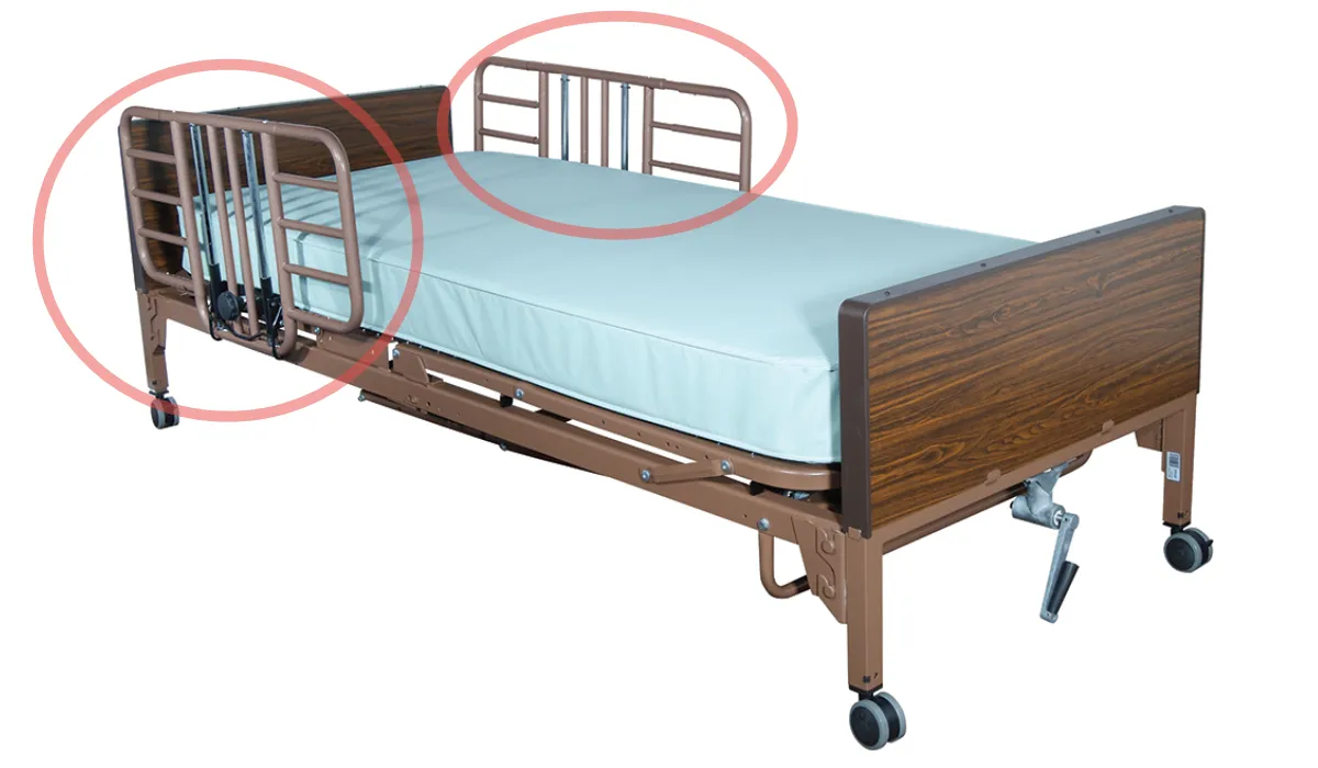 Hospital Bed Rails Bed Safety Rails For Adults And Seniors