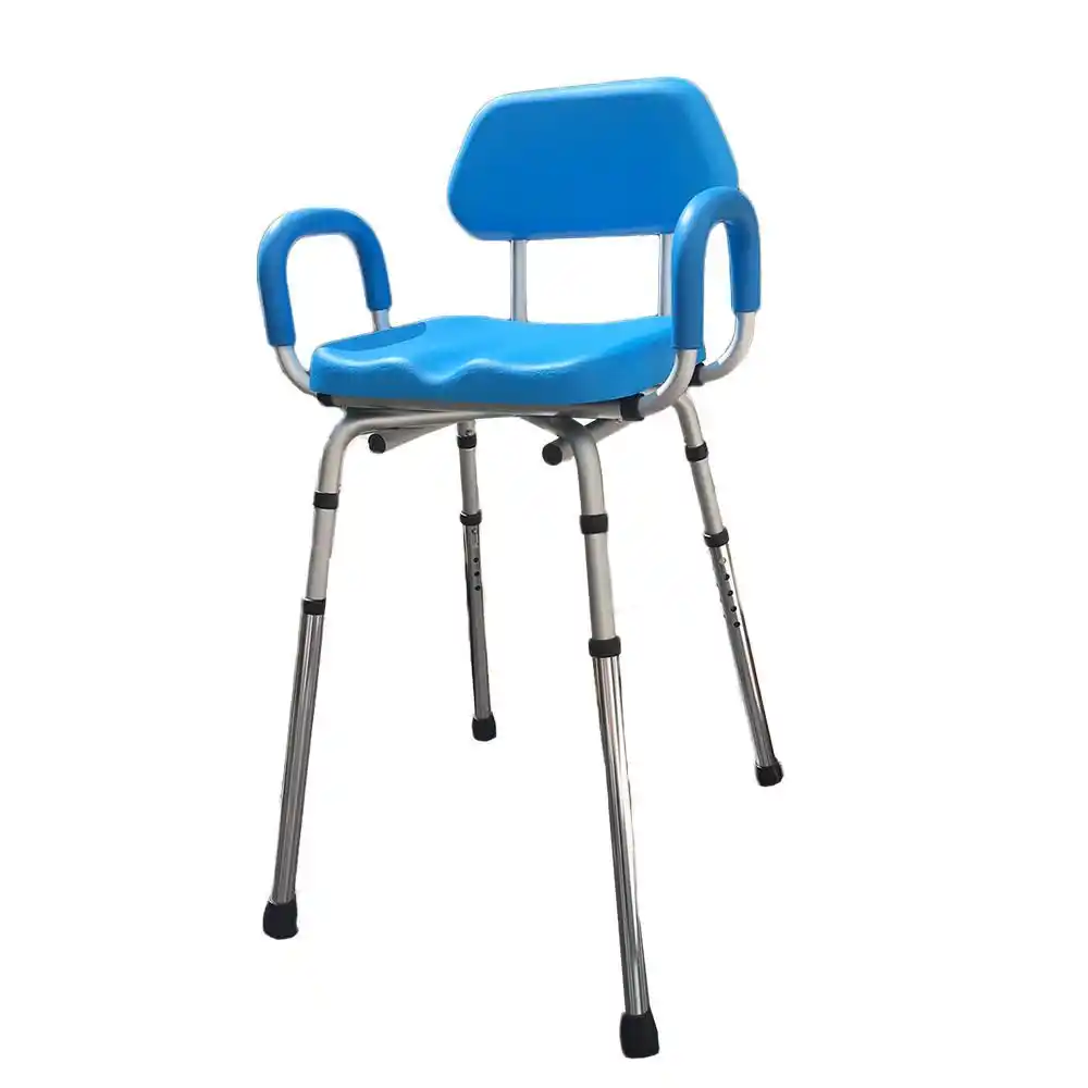 Lumex Shower Chair with Backrest Platinum Collection