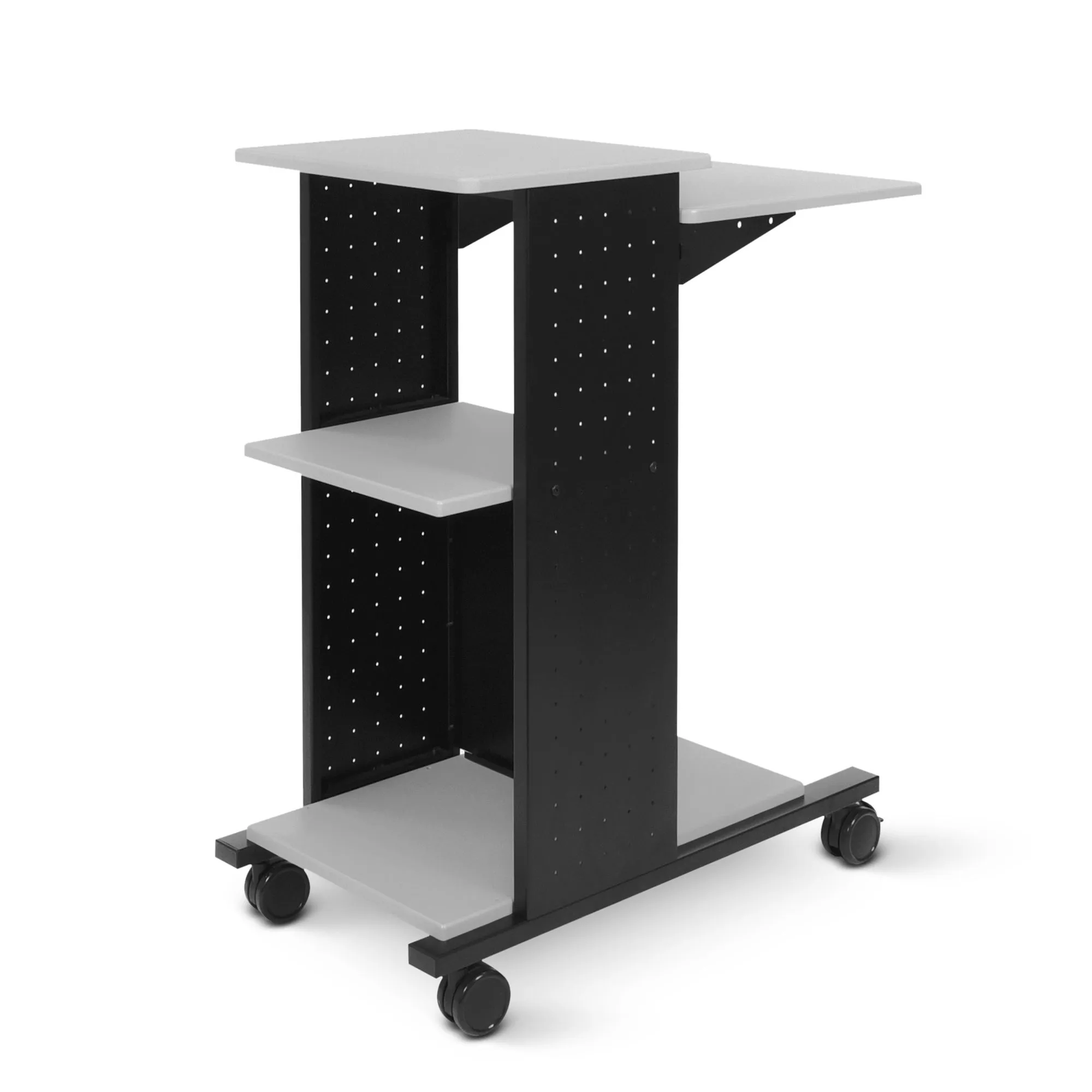 Cart with Cabinet DMD Stand-up Mobile Presentation Station 