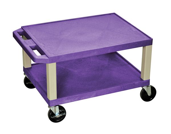 luxor 2 shelf service cart