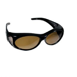 Aviator Black-Amber Sunglasses