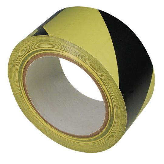 Striped Safety Warning Adhesive Tape - Quantity of 2