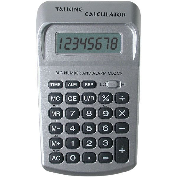 Talking Desk Top Calculator Great for Low Vision Easy to Hear 