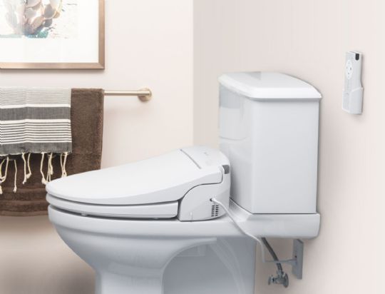 Swash DS725 Bidet does not require a plumber to install!