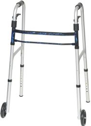Folding Walker With Wheels And Sure Lever Release By ProBasics