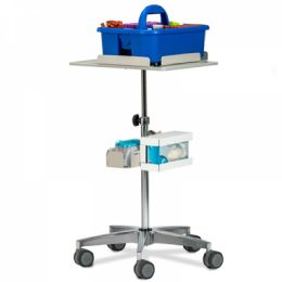 Clinton Industries Phlebotomy Cart with Casters
