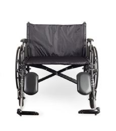 Ultra Wide Bariatric Wheelchairs With Locking Wheels and Dual Crossbar Support from Medacure