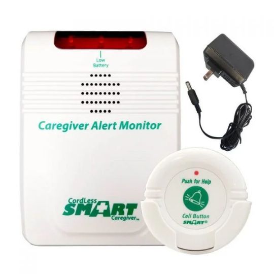 Smart Caregiver Wireless Patient Monitor with Nurse Call Button