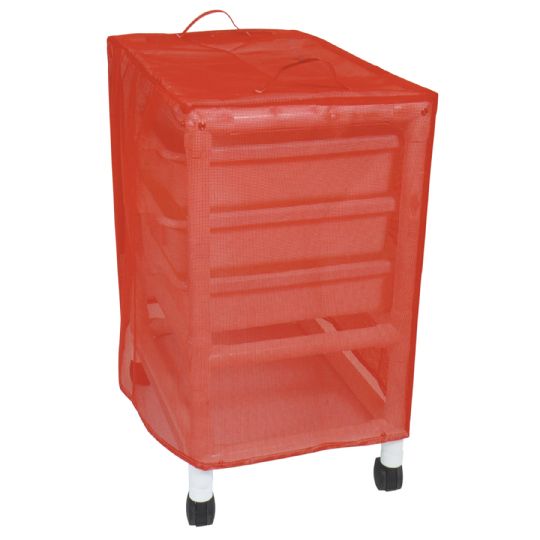 Red Mesh Cart Cover (Accessories and Cart Not Included)