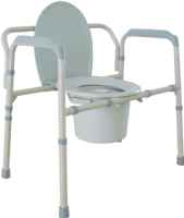 Drive Medical Bariatric All-In-One Steel Commode