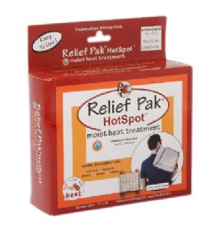 Relief Pak HotSpot Moist Heat Packs for Stiff Joints and Muscles
