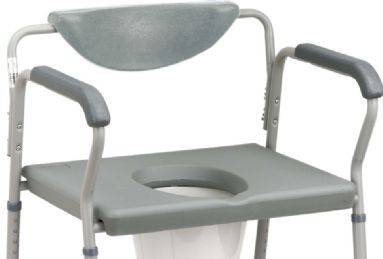 Drive Medical Replacement Back and Seat Support for Deluxe Bariatric Commode