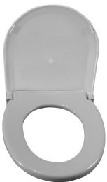 Oblong Oversized Toilet Seat with Lid for Drive Commodes