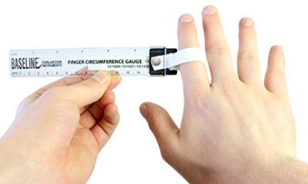 Finger Circumference Gauge