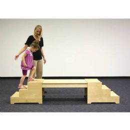 Abilitations Bridge Set with Wide Steps for Aiding Child Mobility
