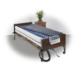 Med-Aire Plus Alternating Pressure Mattress System with Low Air Loss by Drive Medical