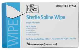 Sterile Saline Wipe for Eye Care, Case of 576