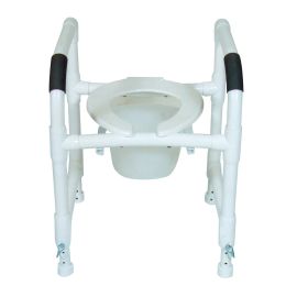 3 in 1 Commode Seat with PVC Safety Rails