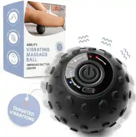 Clinton Lightweight Vibration Massage Ball - Portable Trigger Point and Deep Tissue Muscle Relief Tool Clinton Lightweight Vibration Massage Ball - Portable Trigger Point and Deep Tissue Muscle Relief Tool