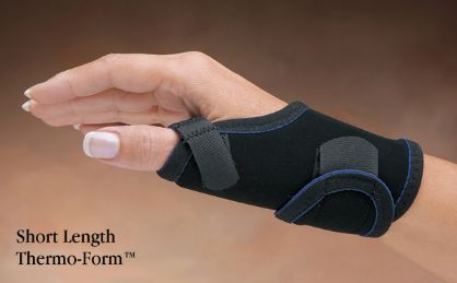 Thermo-Form Heat-Retaining Thumb Support