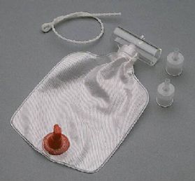 Trach Tee Drainage Bag, Case of 50