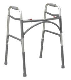 Double Button Extra-Wide Adult Folding Bariatric Walker