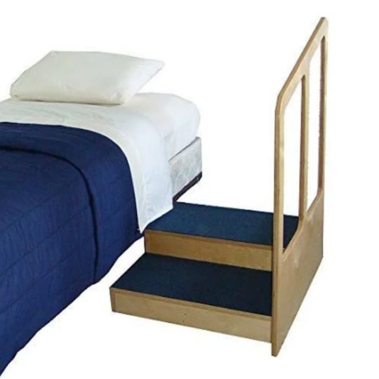 Bed Step System with Single Rail