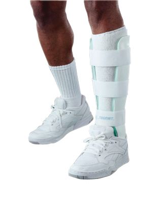 Leg Brace for Stress Fractures with Duplex Aircell System