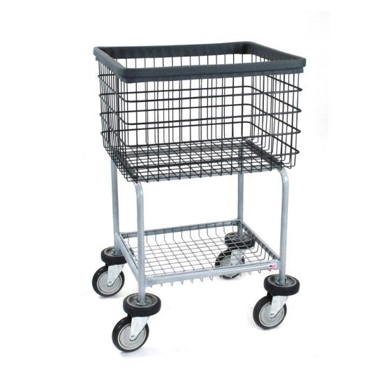 Deluxe Elevated Laundry Cart without Pole Rack