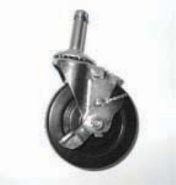 3 Inch Stem Caster with Lock for HT3, HT4, HTD4, and DE-12 Oxygen Carts