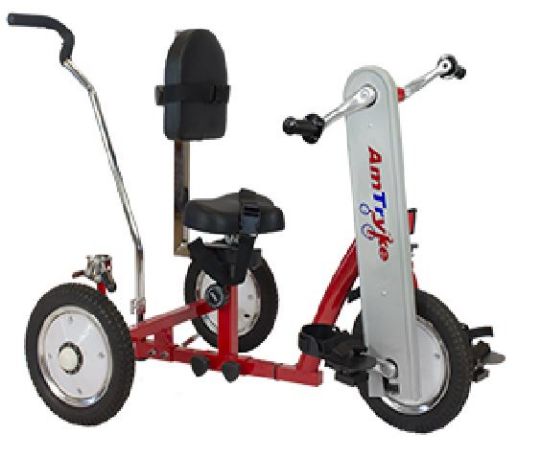 AmTryke AM-12 Hand/Foot Cycle with Saddle Seat