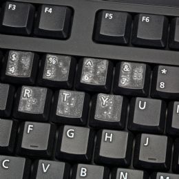 Transparent Braille Keyboard Stickers
