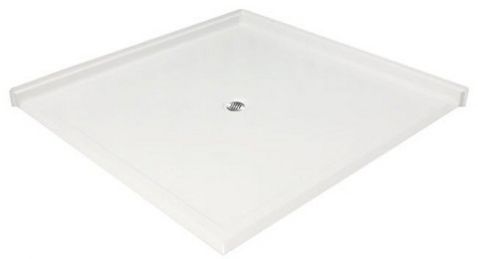 Barrier Free 61 in. x 61 in. Double Entry Shower Pan