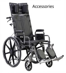 Drive Medical Accessories for Sentra Full Reclining Wheelchair
